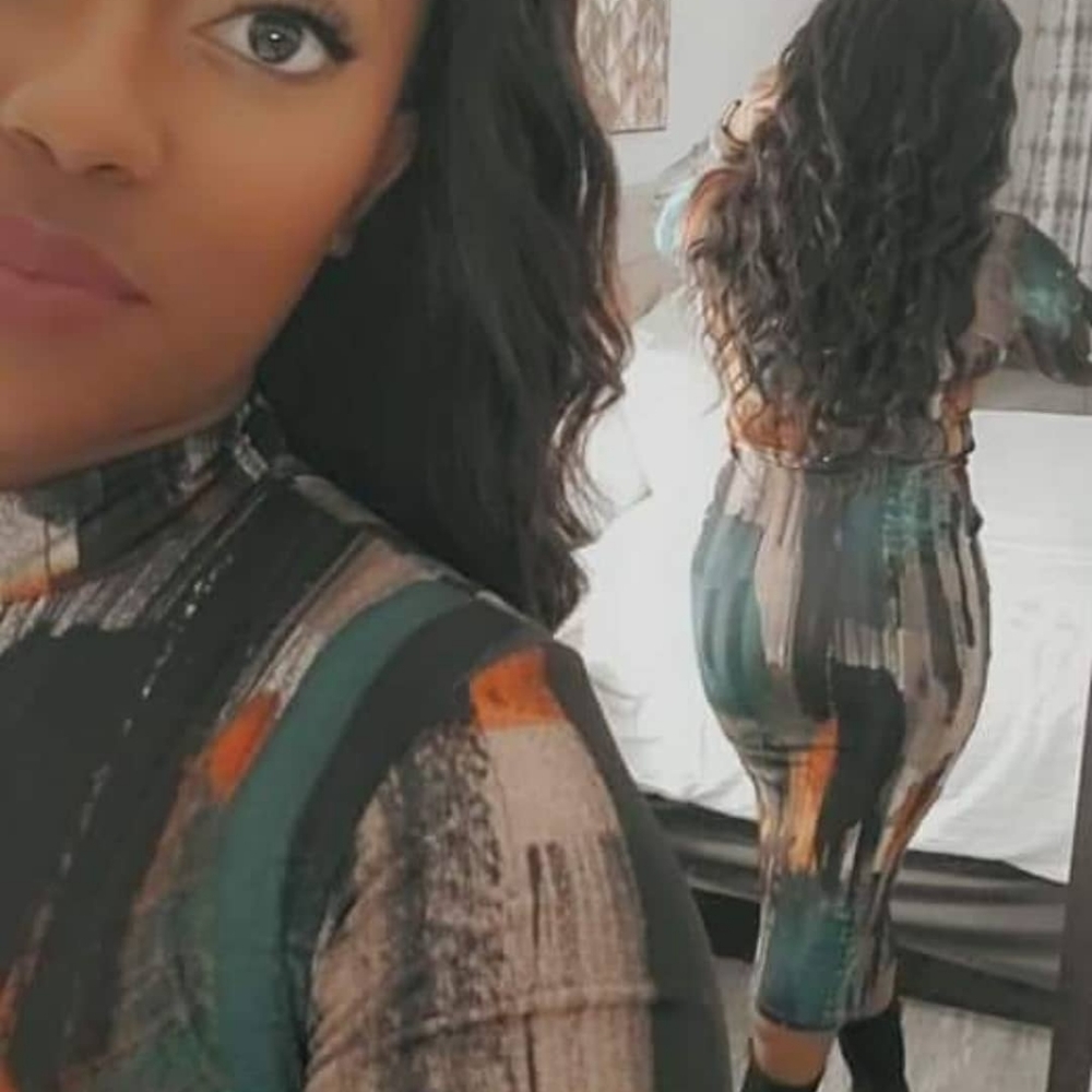 Multiprint Dress - Picture 2 of 2